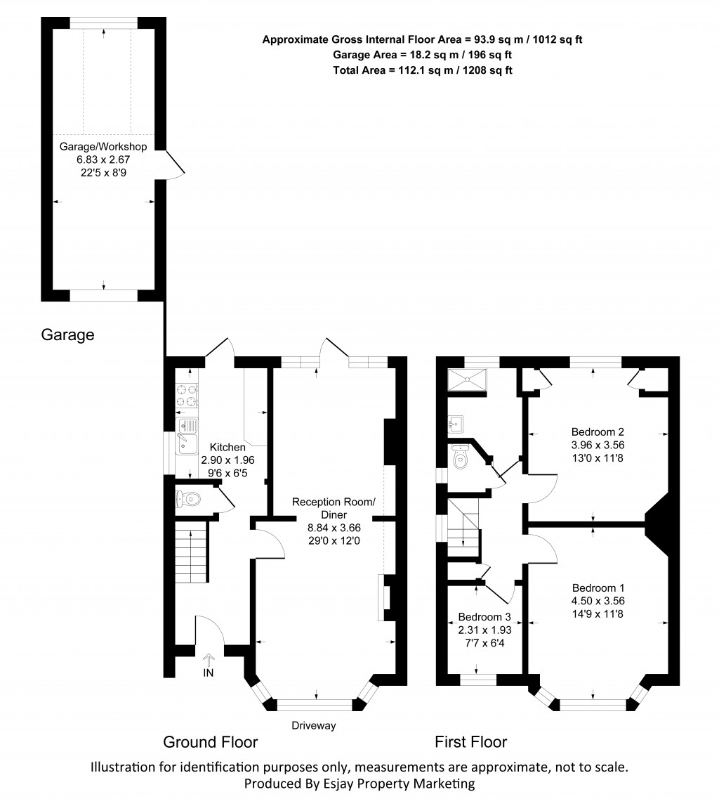 Floorplans For Motspur Park, New Malden, Surrey