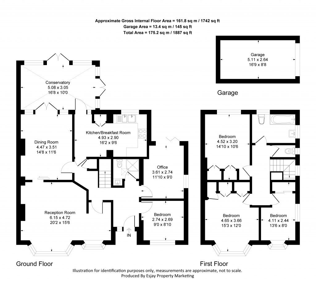 Floorplans For Lawrence Avenue, New Malden, KT3