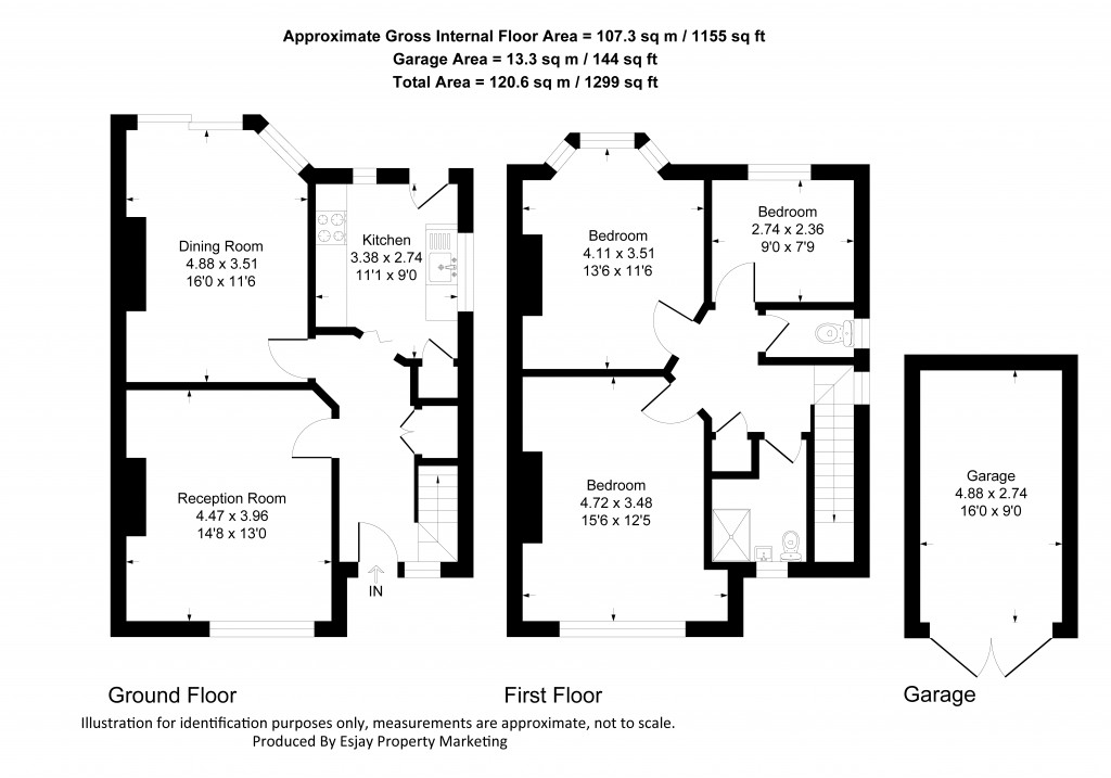 Floorplans For Clarence Avenue, New Malden, Surrey