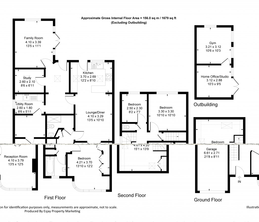 Floorplans For Portland Avenue, New Malden, Surrey