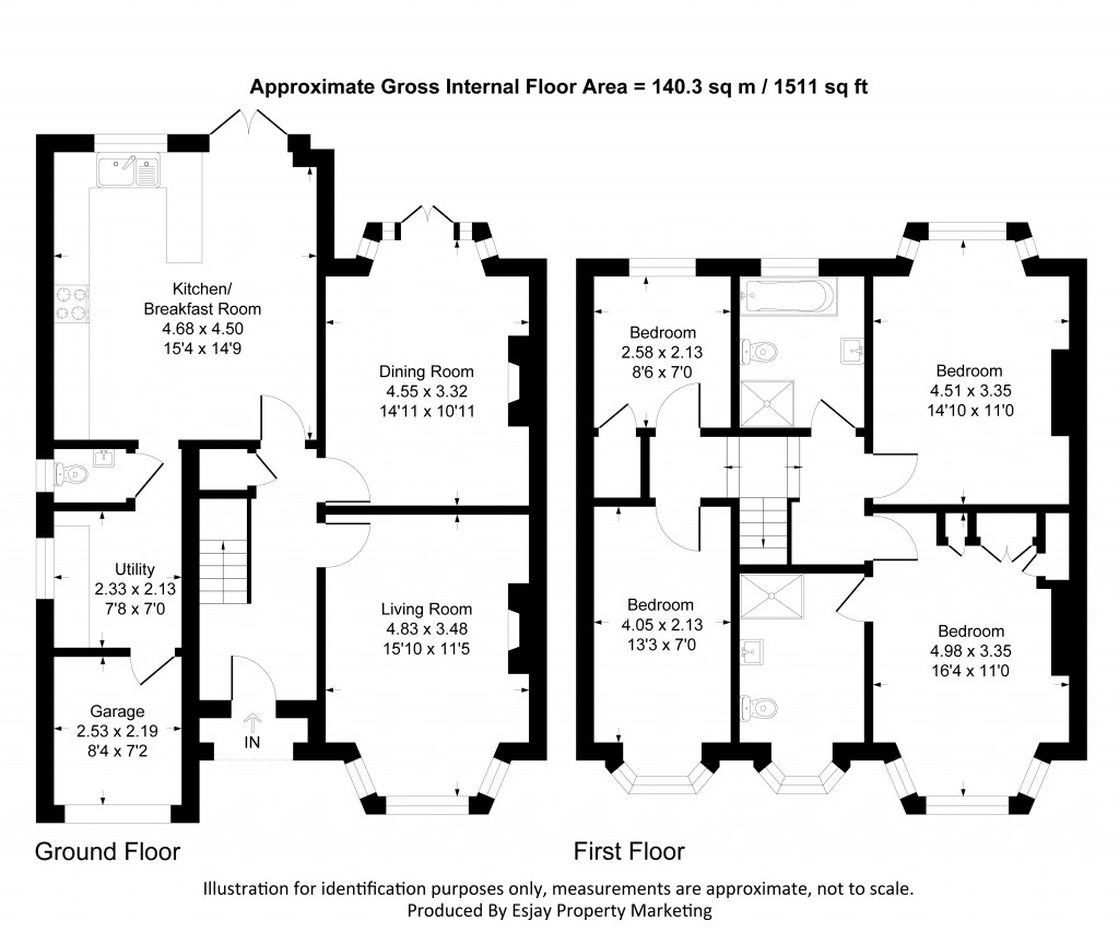 Floorplans For Glebe Gardens, New Malden, Surrey