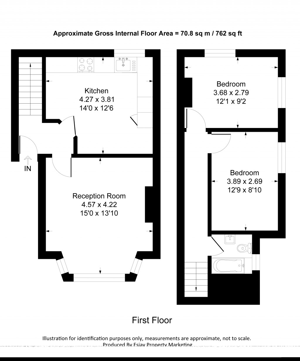 Floorplans For Kingston Road, New Malden, Surrey