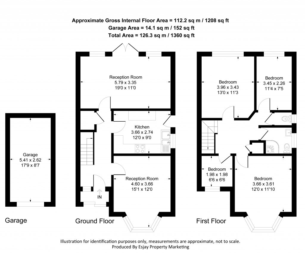 Floorplans For Oxford Crescent, New Malden, Surrey