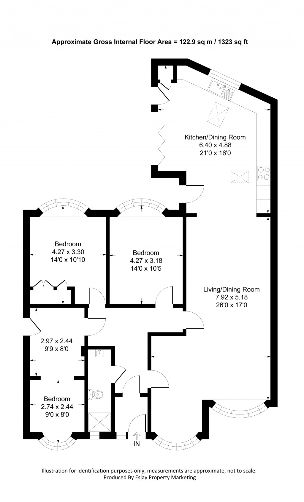 Floorplans For Knightwood Crescent, New Malden, Surrey