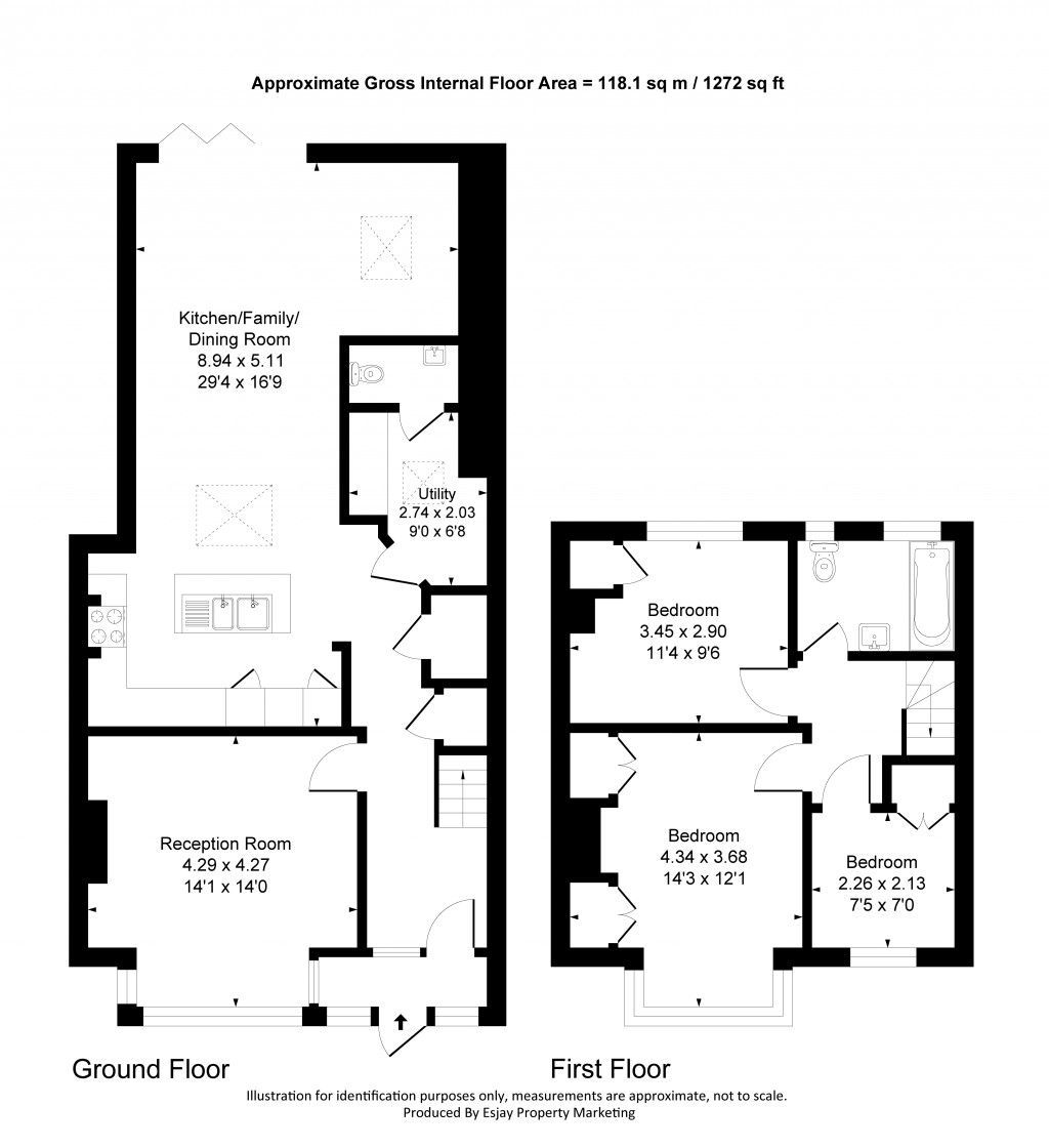 Floorplans For Bramshaw Rise, New Malden, Surrey