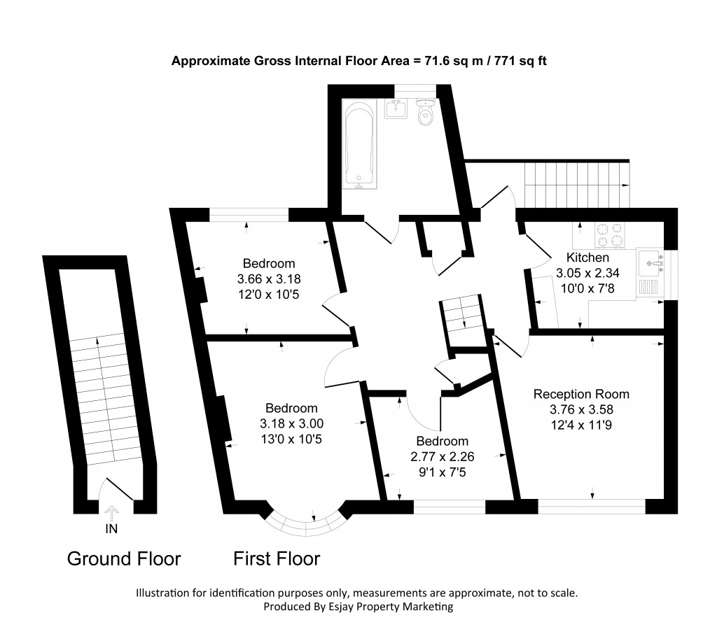 Floorplans For Adela Avenue, New Malden, Surrey