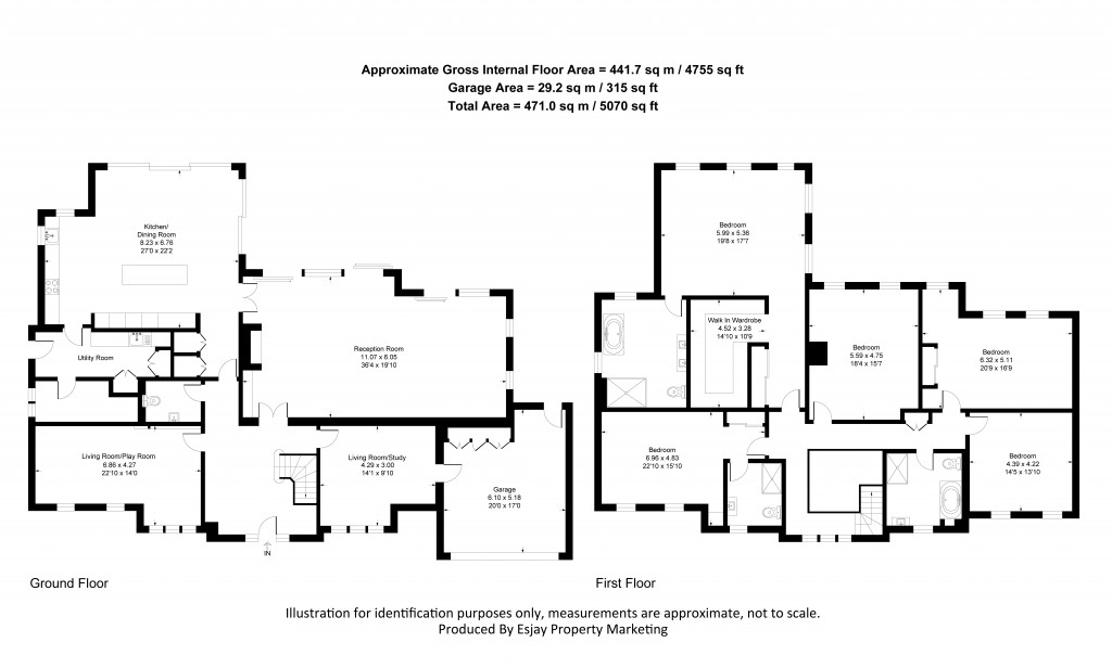 Floorplans For Neville Avenue, New Malden, Surrey