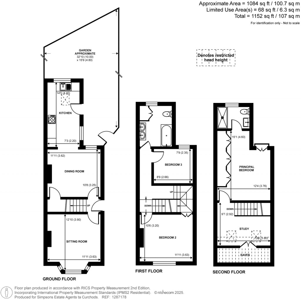 Floorplans For Somerset Road, Kingston Upon Thames, Surrey