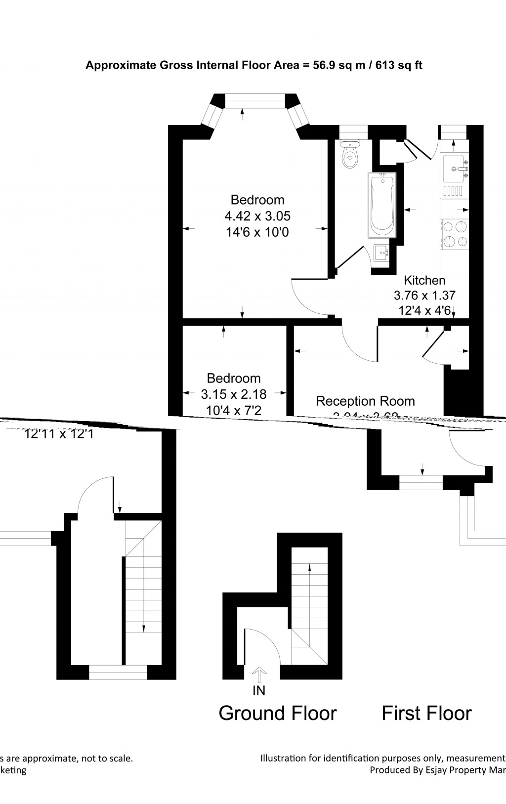 Floorplans For Barnard Gardens, New Malden, Surrey
