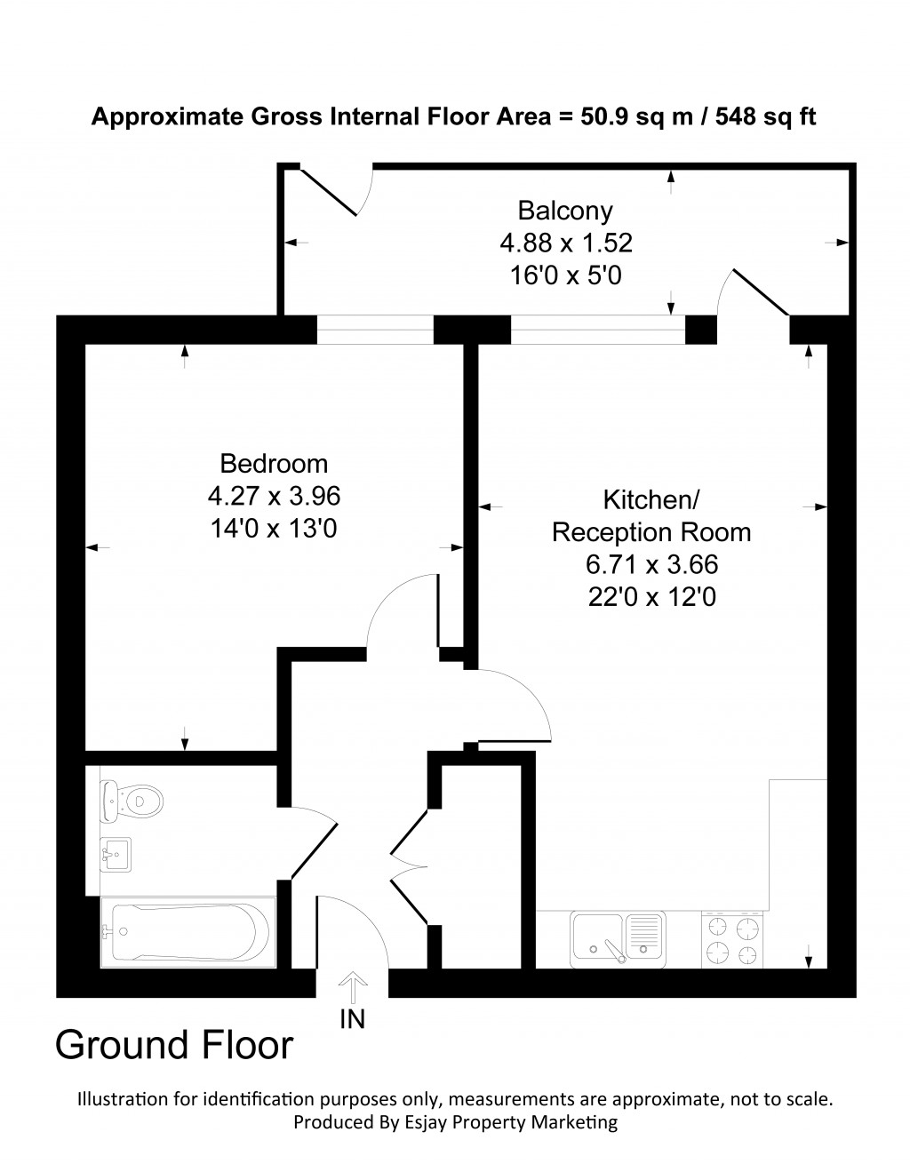 Floorplans For St. Johns Road, New Malden, Surrey