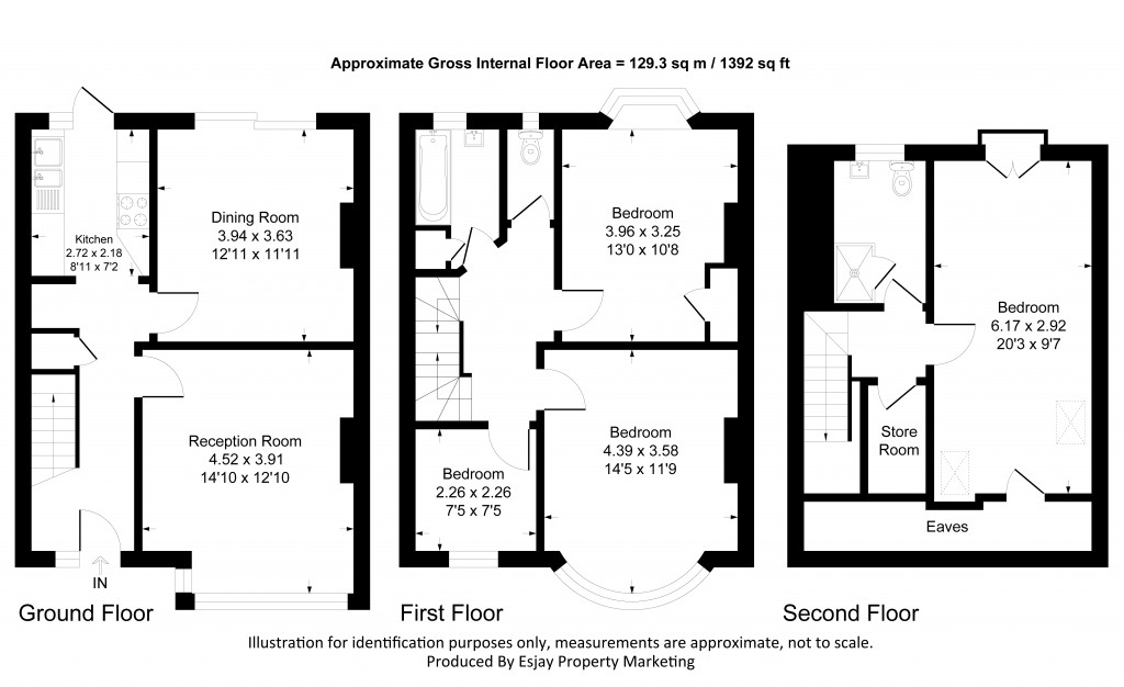 Floorplans For Marina Avenue, New Malden