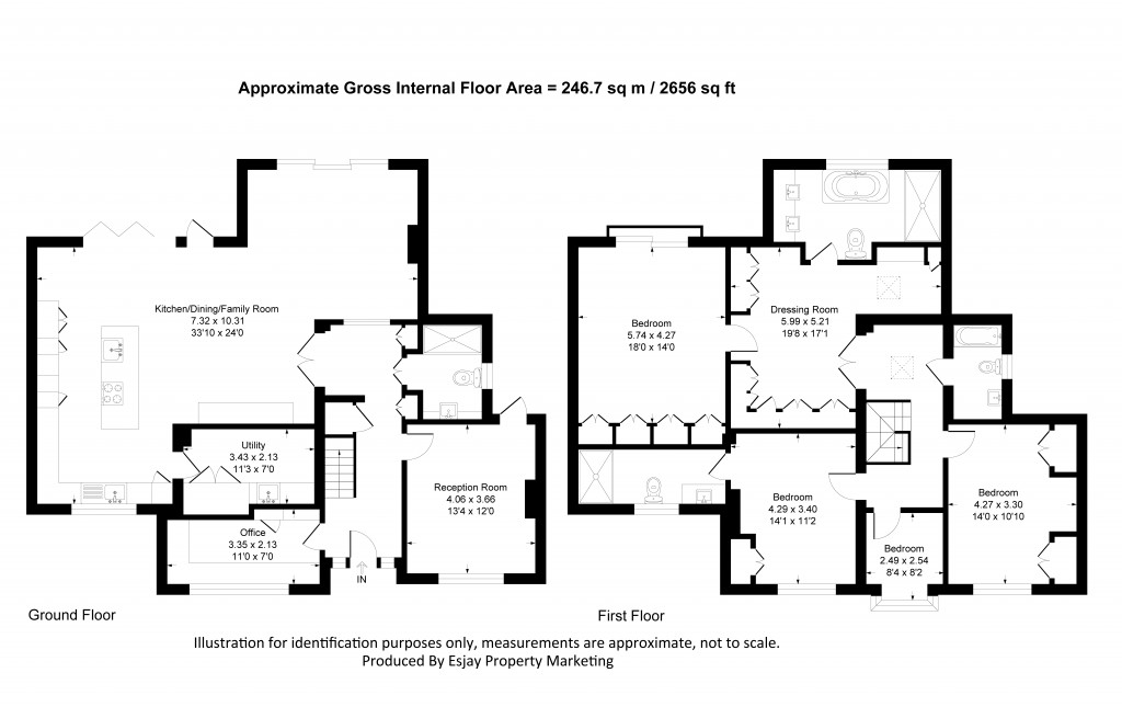 Floorplans For Onslow Road, New Malden, Surrey