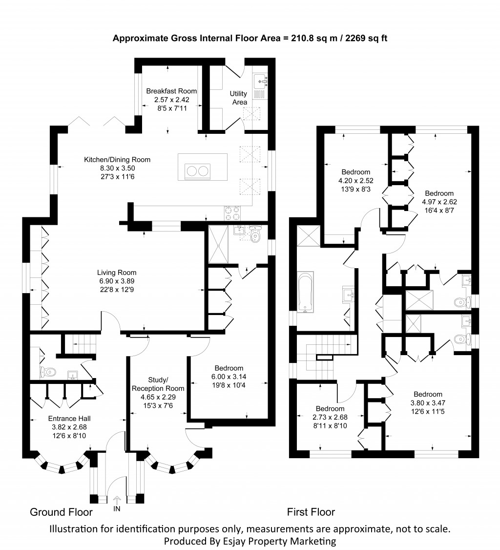 Floorplans For Maria Theresa Close, New Malden, Surrey