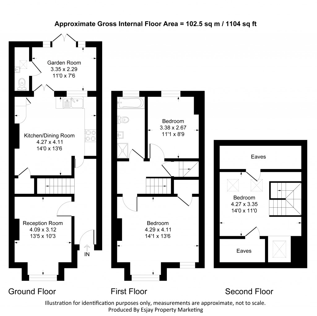 Floorplans For Elm Road, New Malden, Surrey