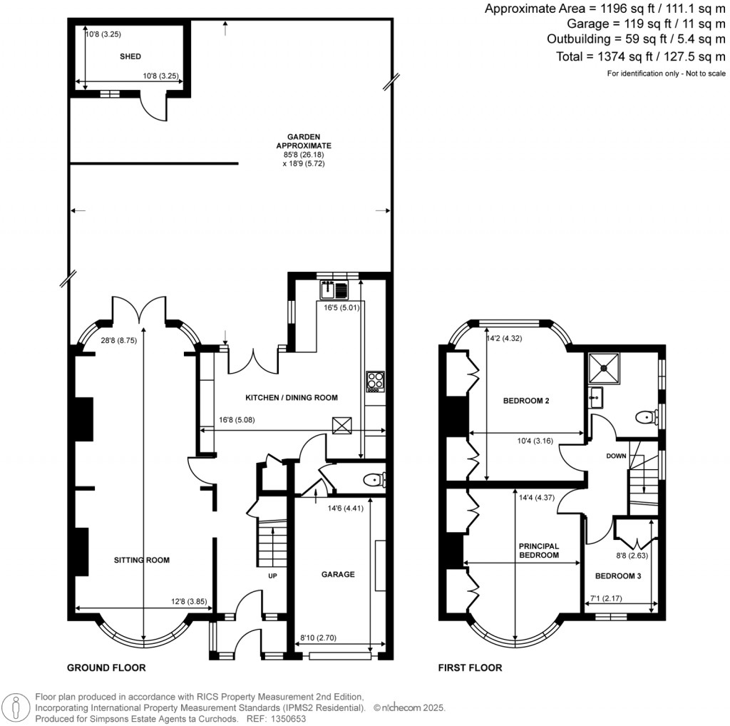 Floorplans For Greenfield Avenue, Surbiton