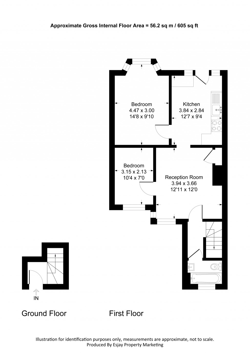 Floorplans For Barnard Gardens, New Malden, Surrey