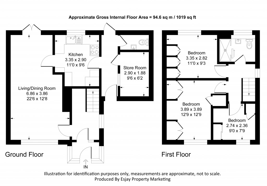 Floorplans For Elm Road, New Malden, Surrey