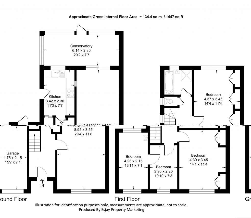 Floorplans For Old Malden, Worcester Park, Surrey