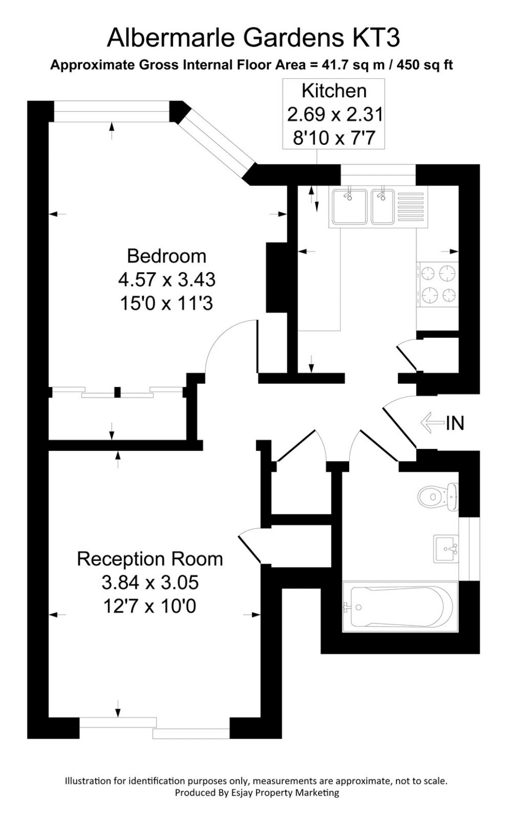 Floorplans For Albemarle Gardens, New Malden, Surrey