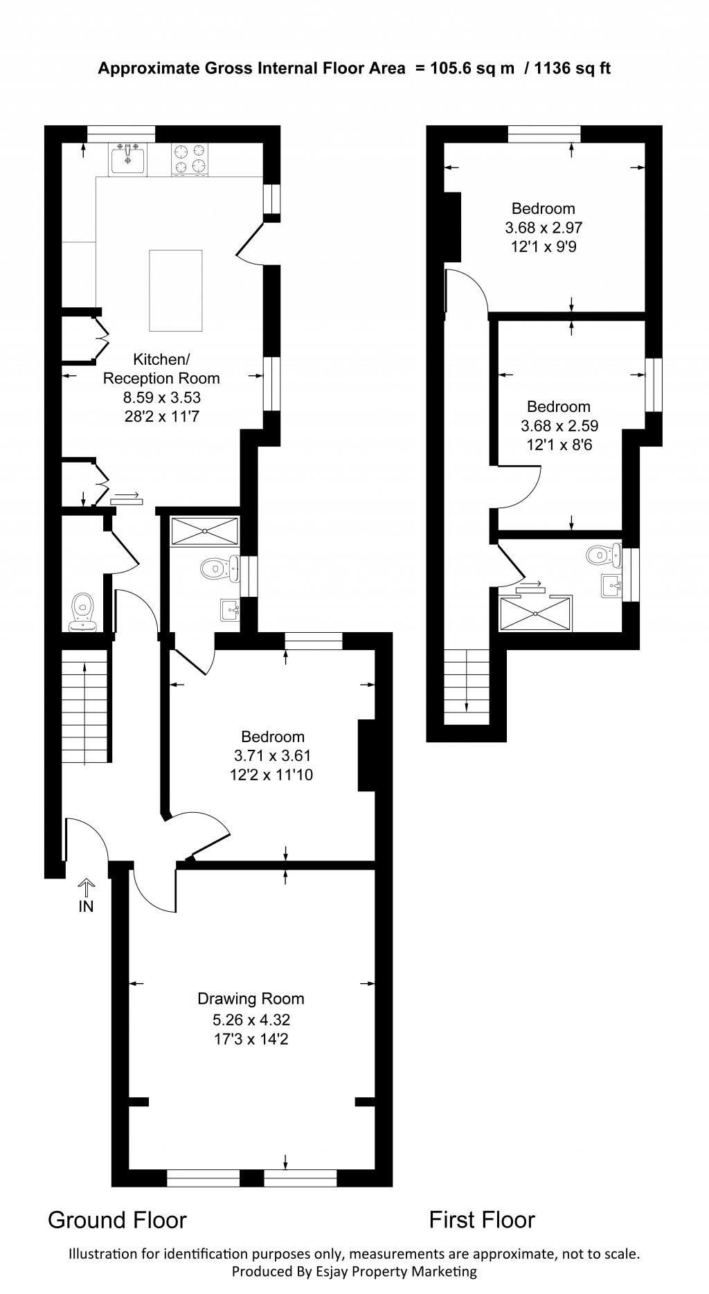 Floorplans For Kingston Road, New Malden, Surrey