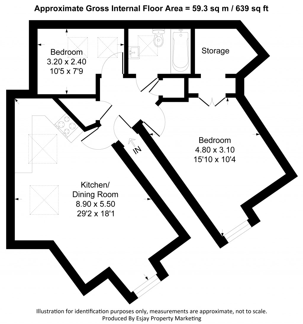Floorplans For Kingston Road, New Malden, Surrey