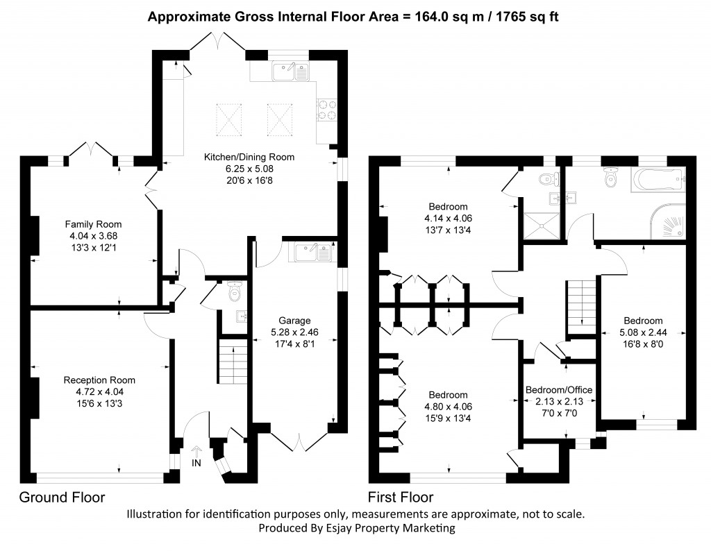Floorplans For Manor Drive North, New Malden, Surrey