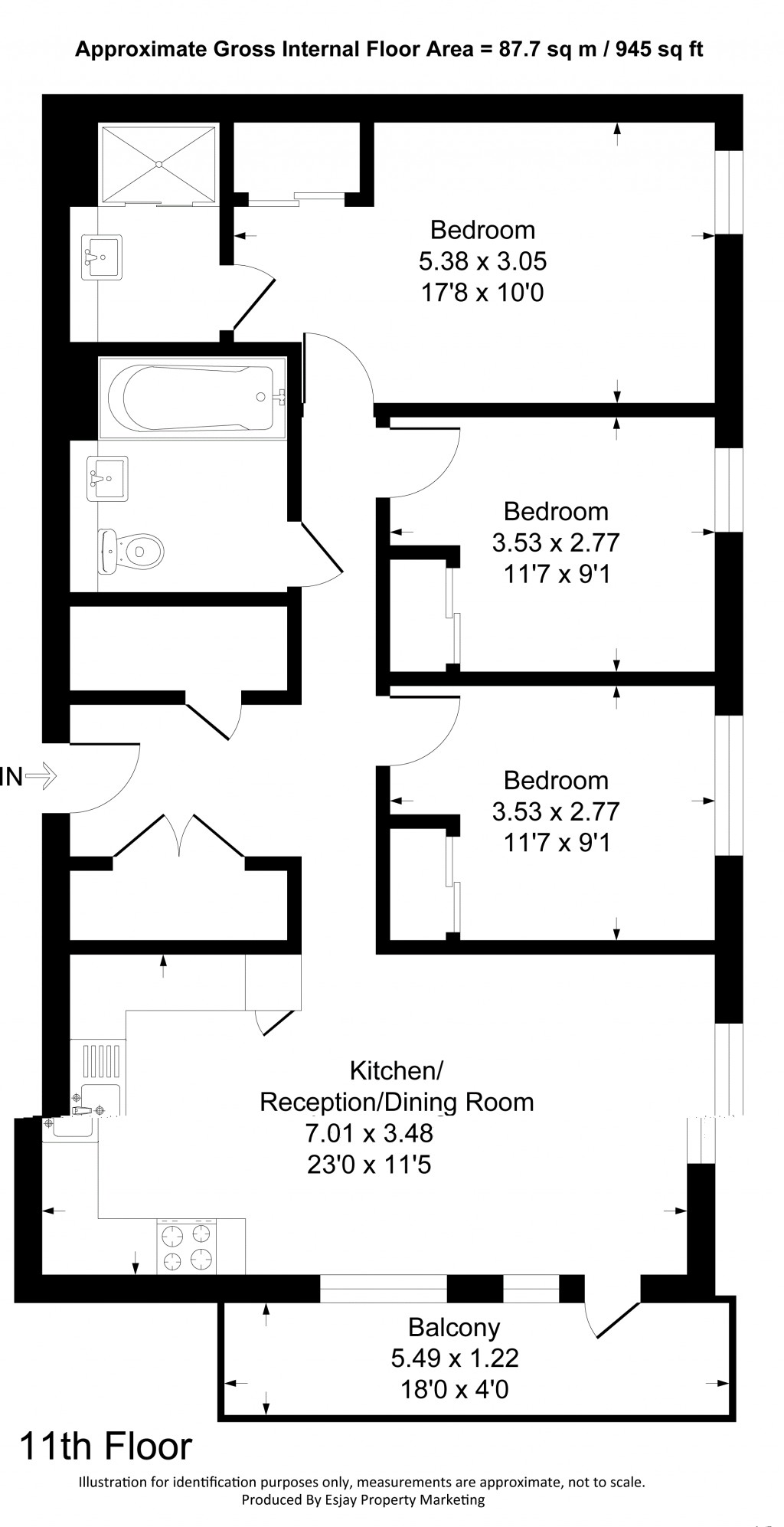 Floorplans For Burlington Road, 289 Burlington Road, New Malden