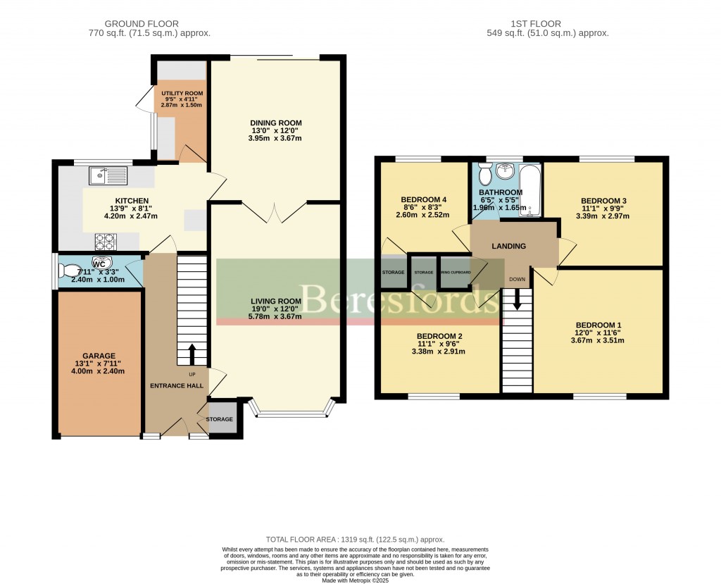 Floorplans For Marks Tey, Colchester, Essex