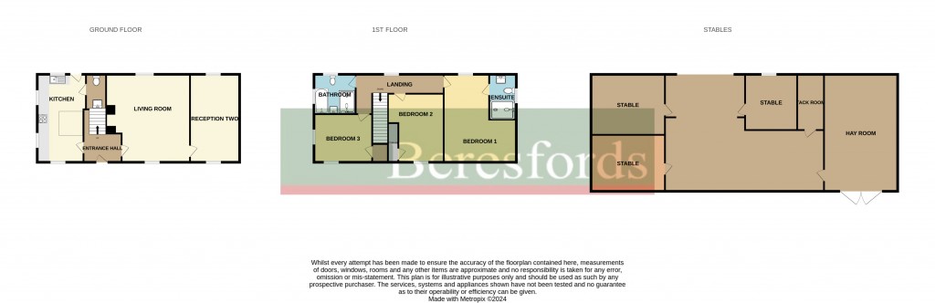 Floorplans For Wix, Manningtree, Essex