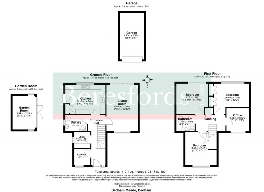 Floorplans For Dedham, Colchester, Essex