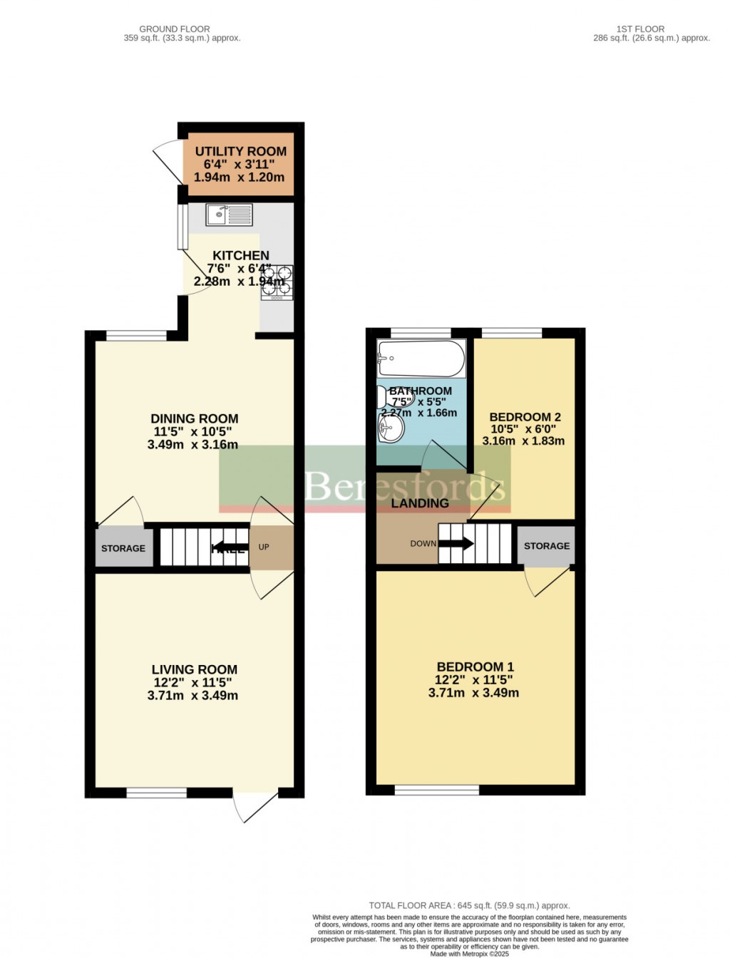 Floorplans For Copford, Colchester, Essex