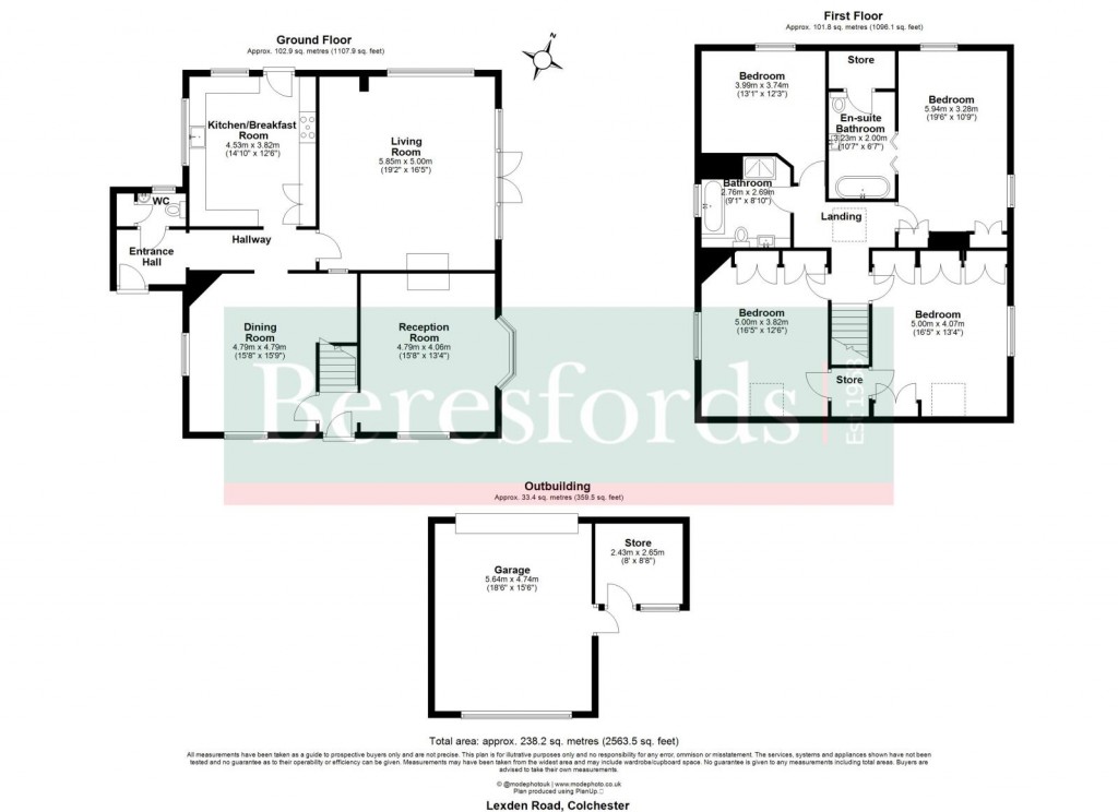 Floorplans For Colchester, Essex