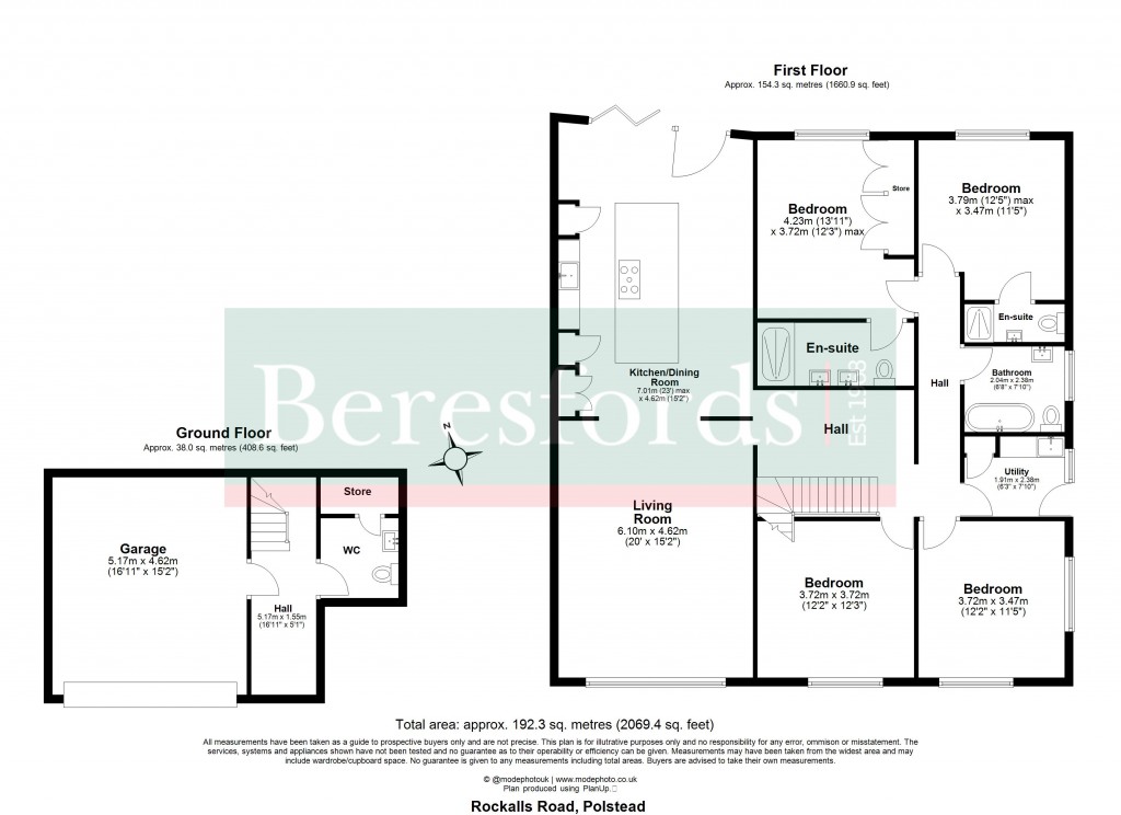 Floorplans For Polstead, Colchester, Suffolk
