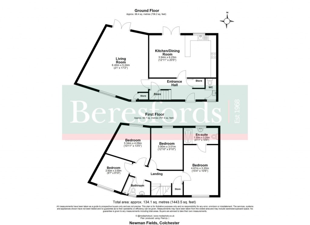 Floorplans For Great Bentley, Colchester, Essex