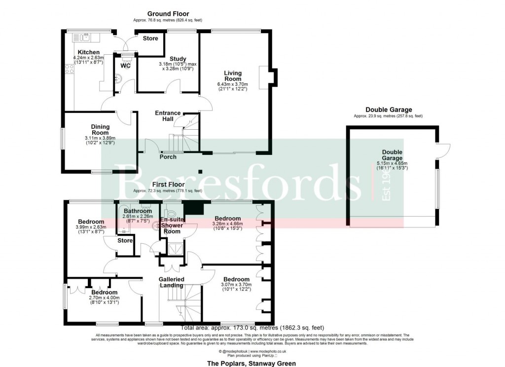 Floorplans For Stanway, Colchester, Essex