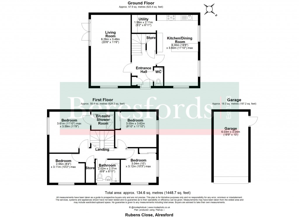 Floorplans For Alresford, Colchester, Essex