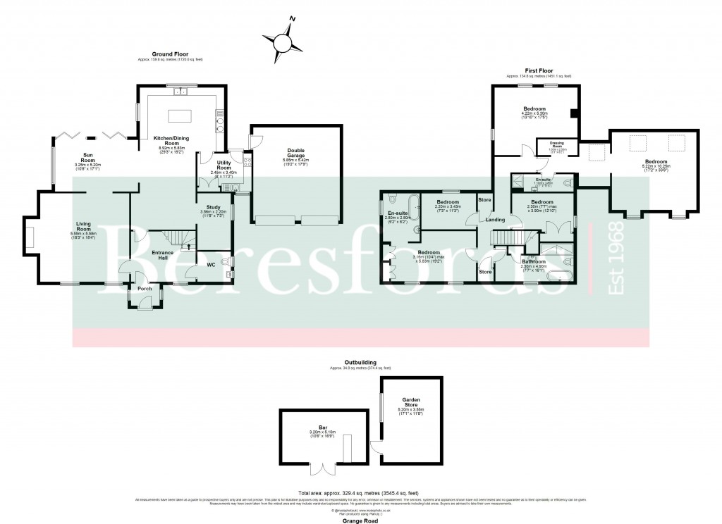 Floorplans For Wickham Bishops, Witham, Essex