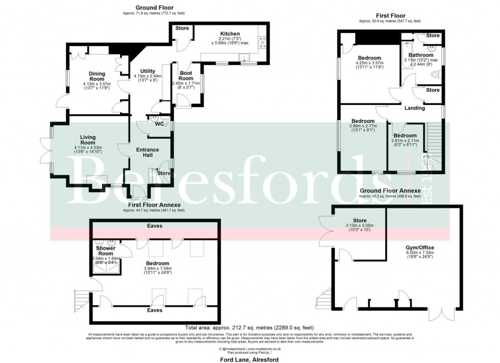 Floorplans For Alresford, Colchester, Essex