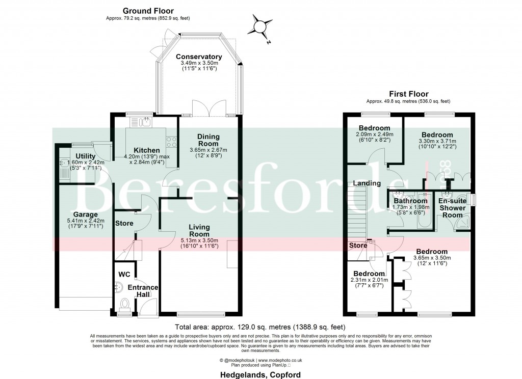 Floorplans For Copford, Colchester, Essex