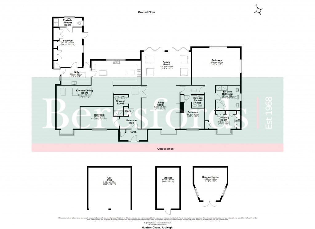 Floorplans For Ardleigh, Colchester, Essex