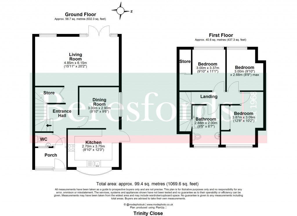 Floorplans For Billericay, Essex