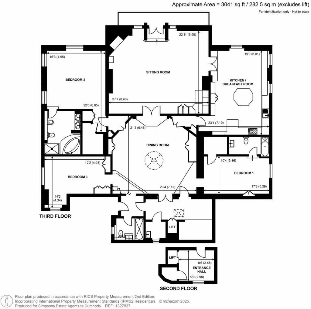 Floorplans For Ottershaw Park, Ottershaw, Surrey