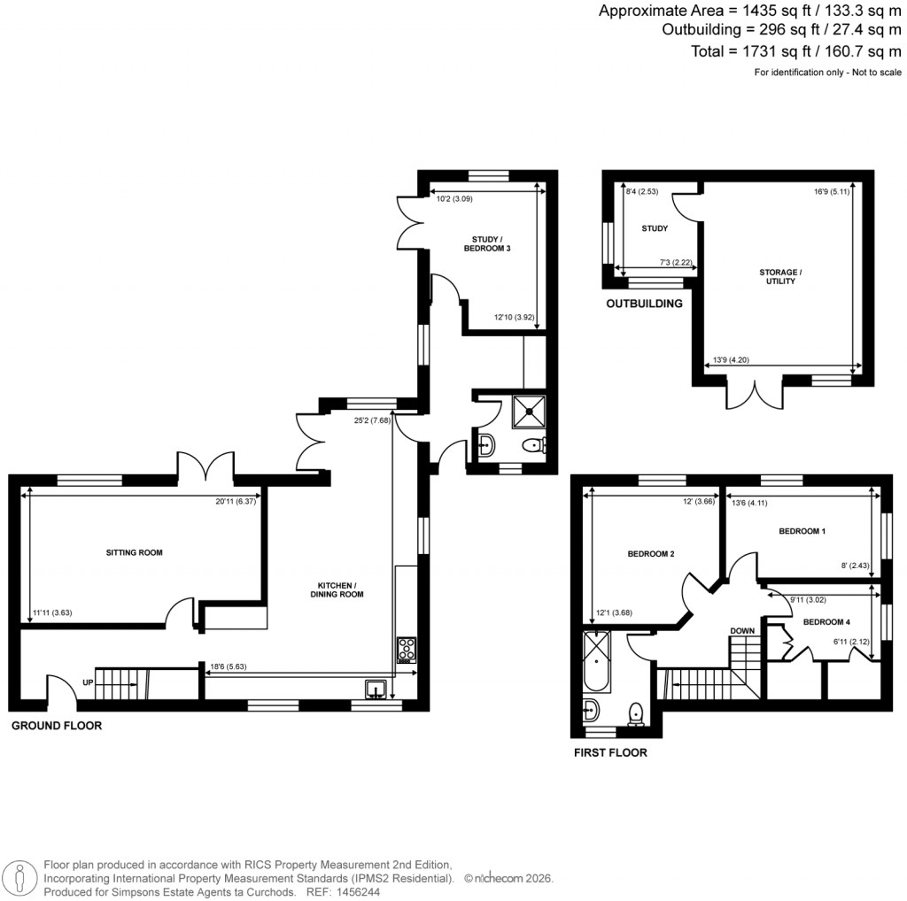 Floorplans For Coombelands Lane, Addlestone, Surrey