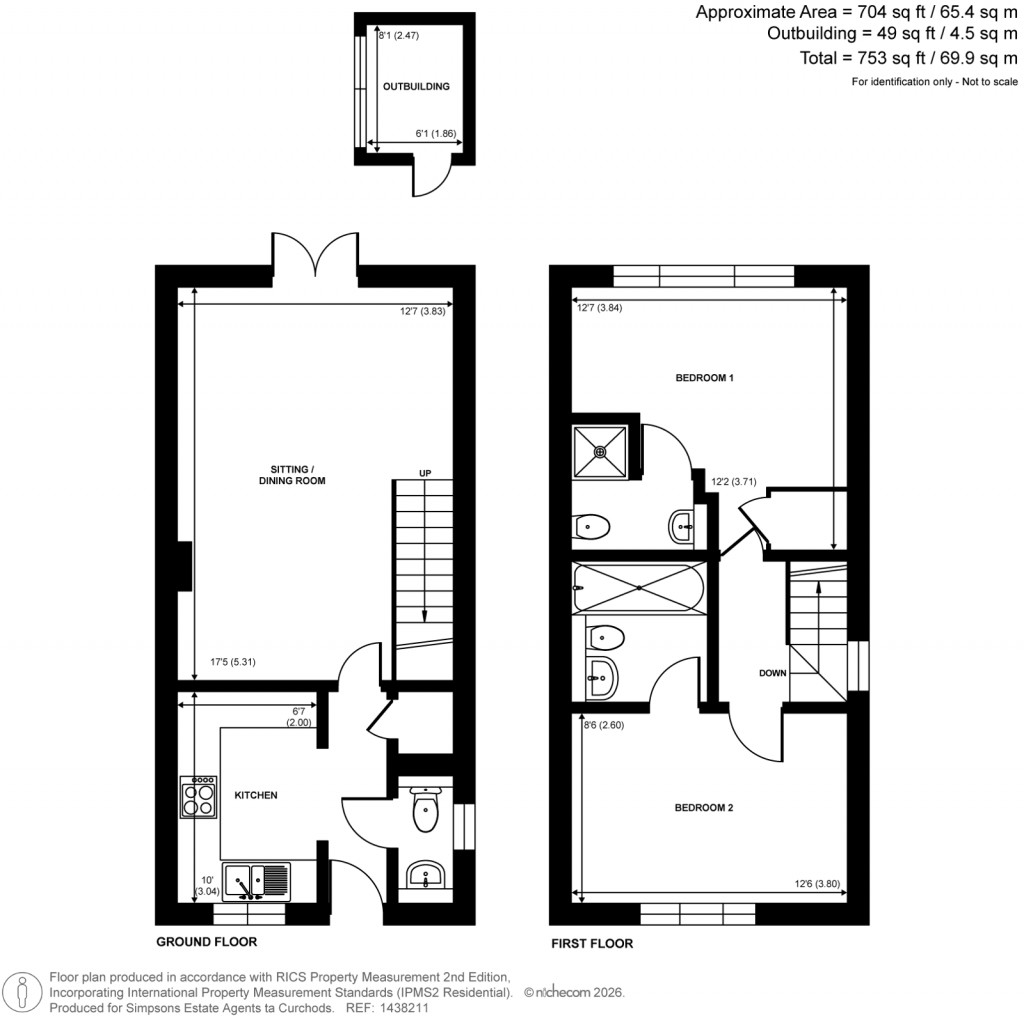 Floorplans For Clarendon Gate, Ottershaw, Surrey