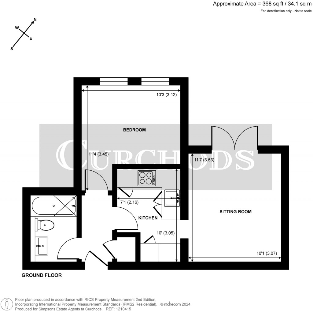 Floorplans For Claremont Road, West Byfleet, Surrey