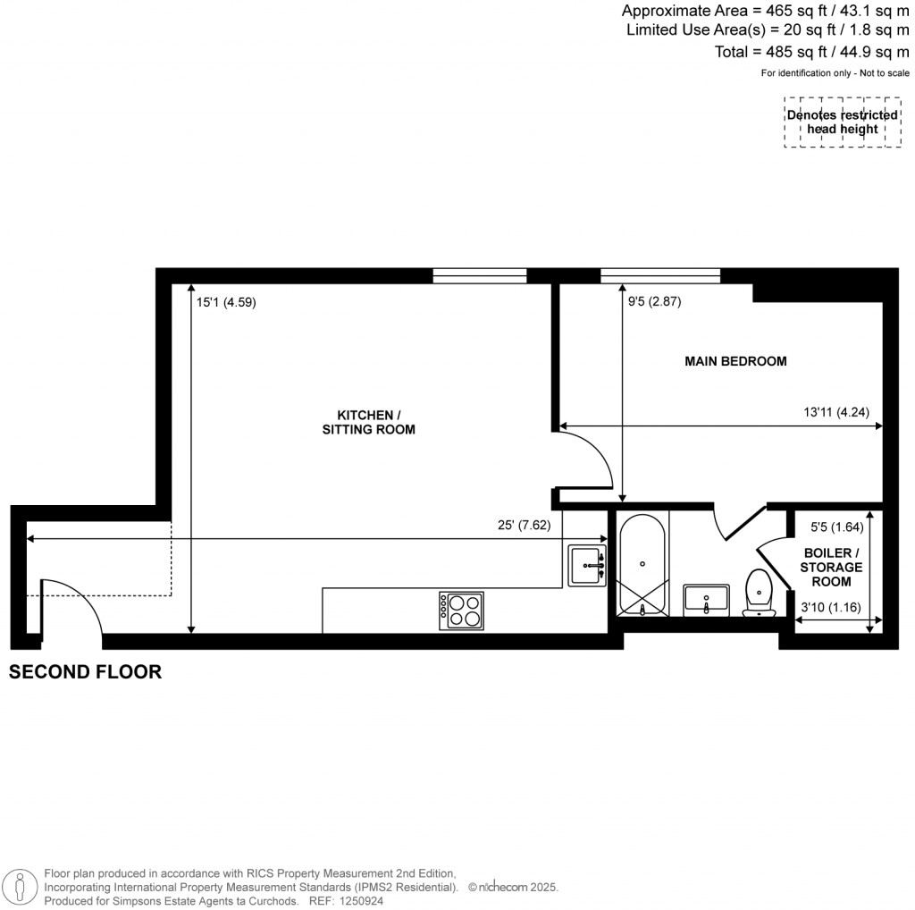 Floorplans For Gogmore Lane, Chertsey, Surrey