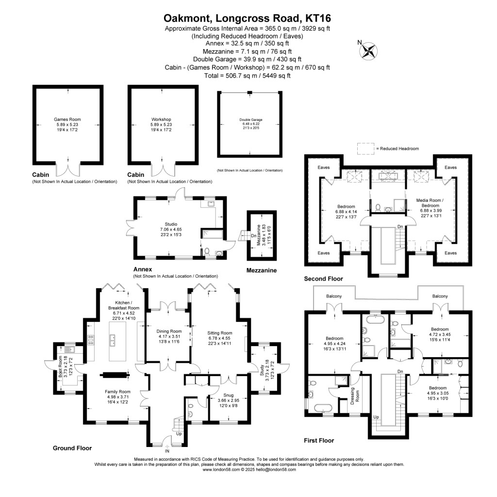 Floorplans For Longcross Road, Longcross, Surrey