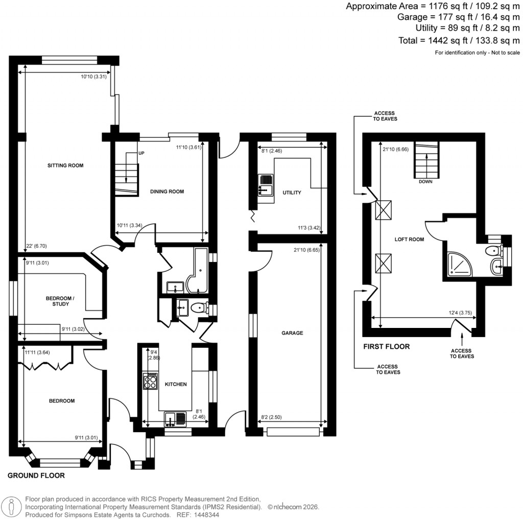 Floorplans For Lyne, Chertsey, Surrey