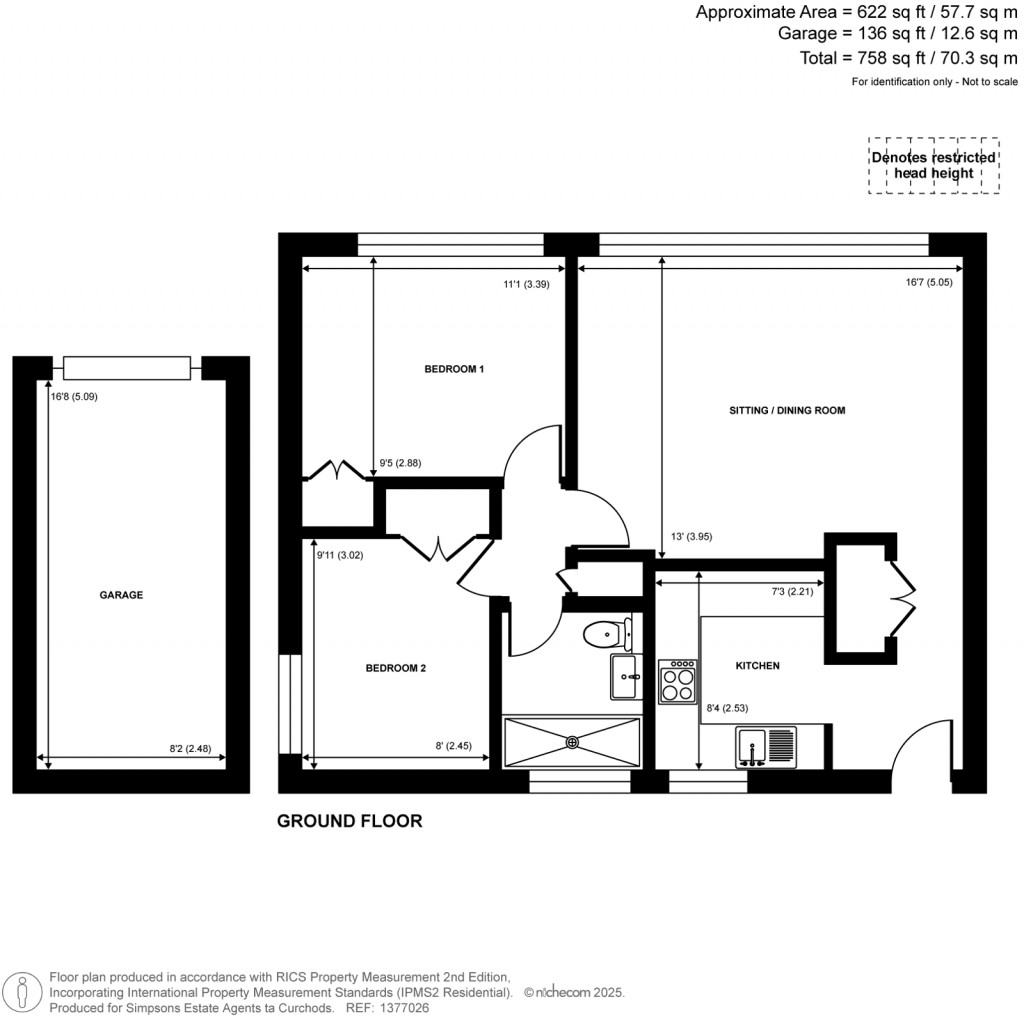 Floorplans For Shaw Close, Ottershaw, Surrey