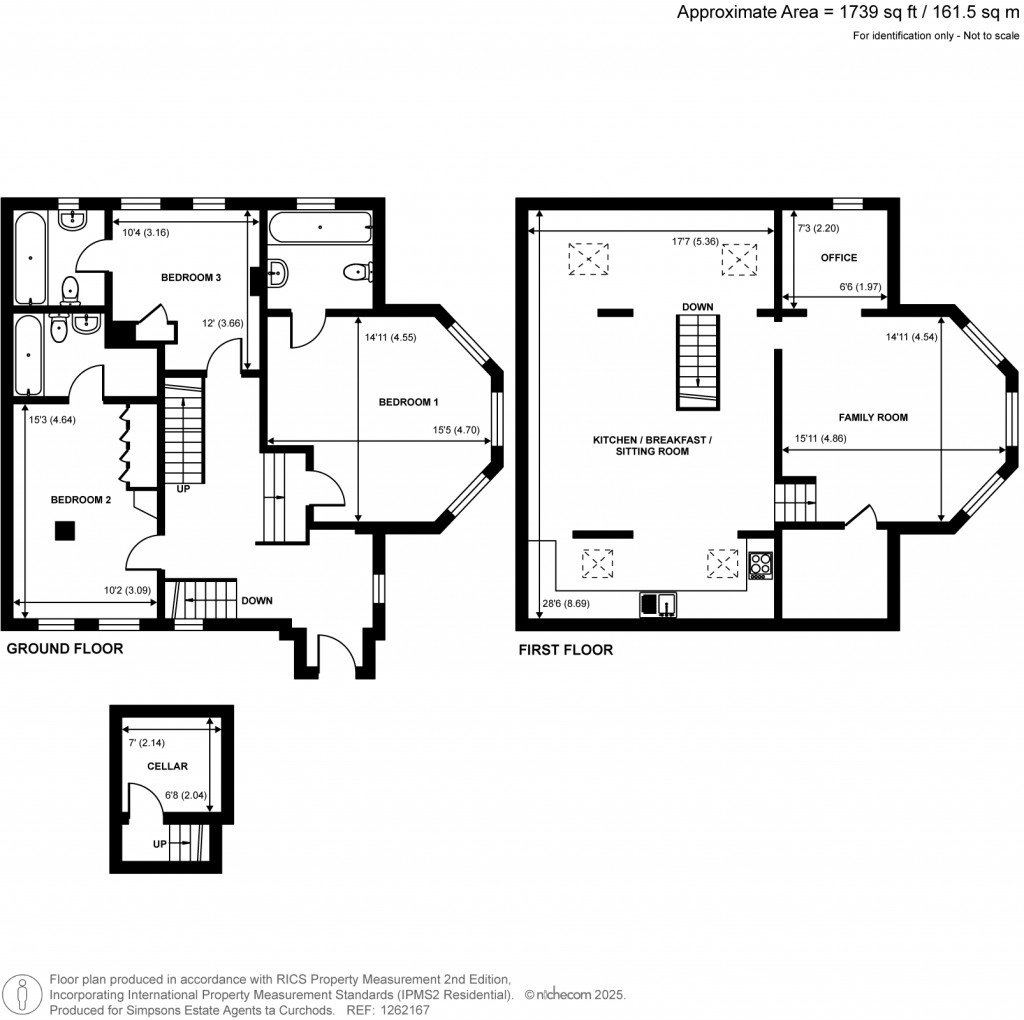 Floorplans For Murray Road, Ottershaw, KT16